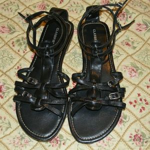 Little Black Gothic Sandals FREE w/ any Item!